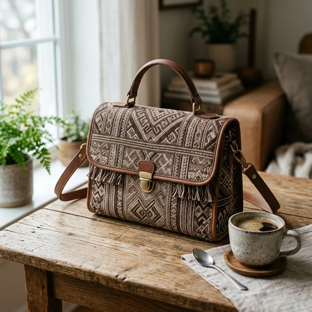 The Certainty Handbag (Earthy Brown) detail 1