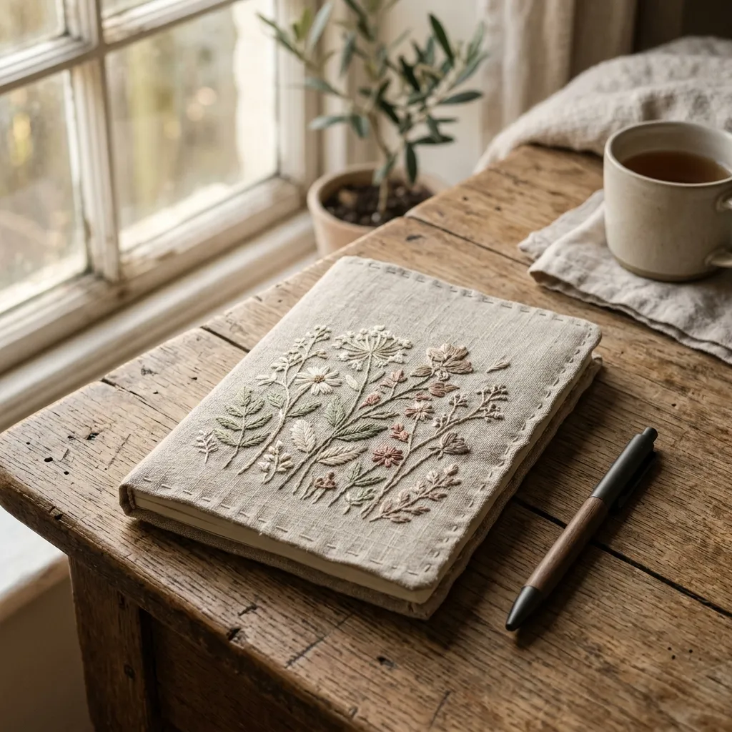 Embroidered Notebook