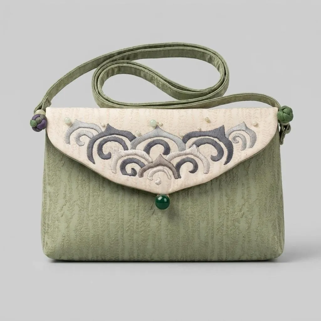 Silk Dragon Ripple Crossbody Bag_3